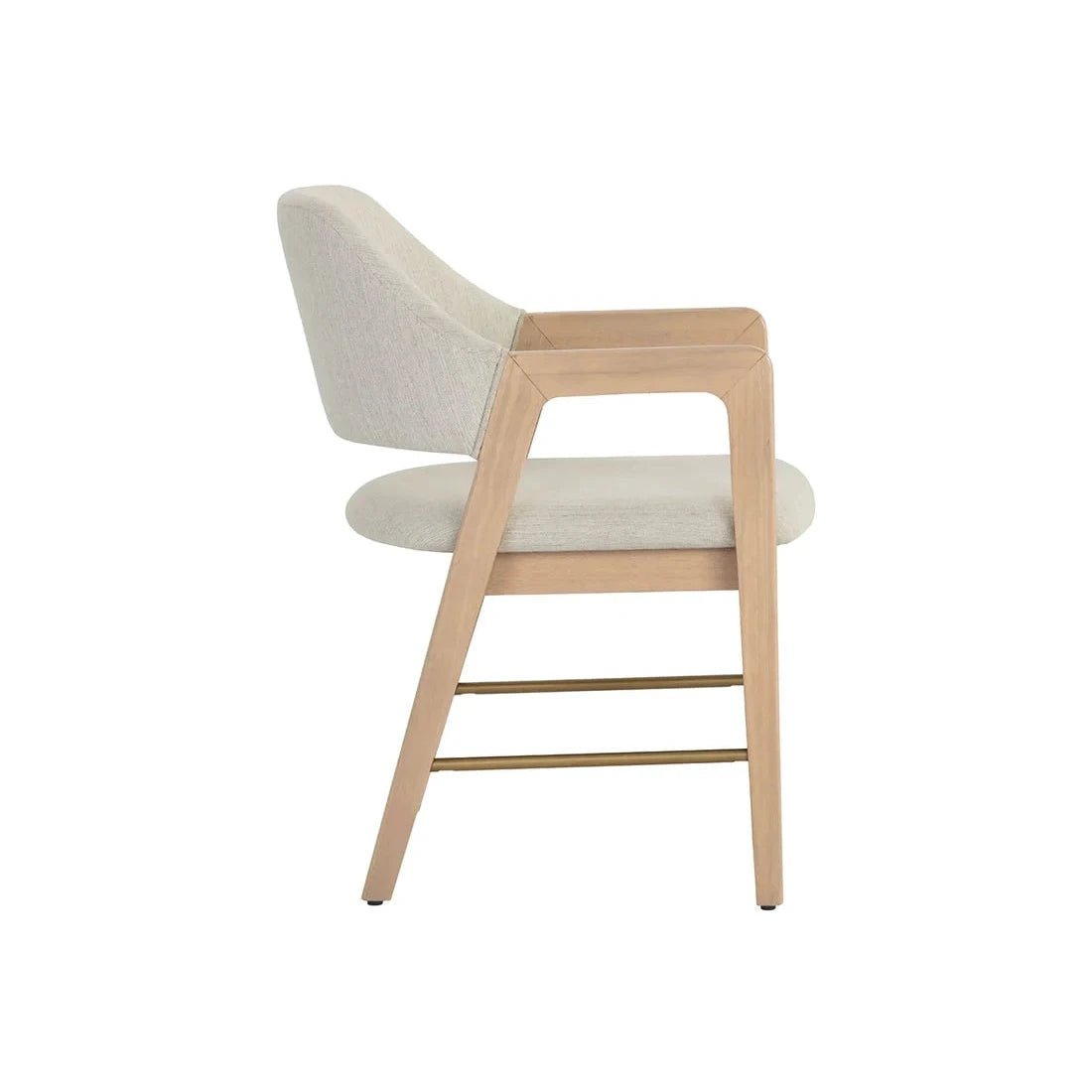 Dining ChairsMilton Dining Armchair - Light Oak Frame - Dekor Butik