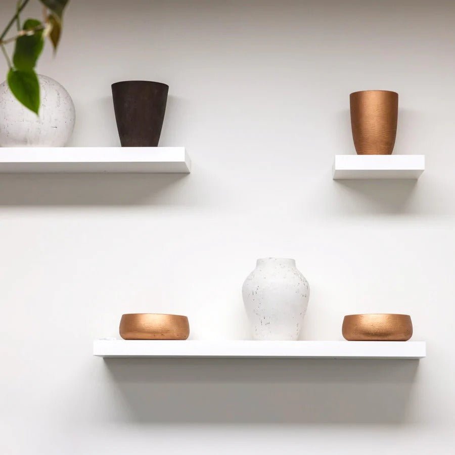 Mineral Small Tapered Vase - Metallic Bronze - Dekor Butik