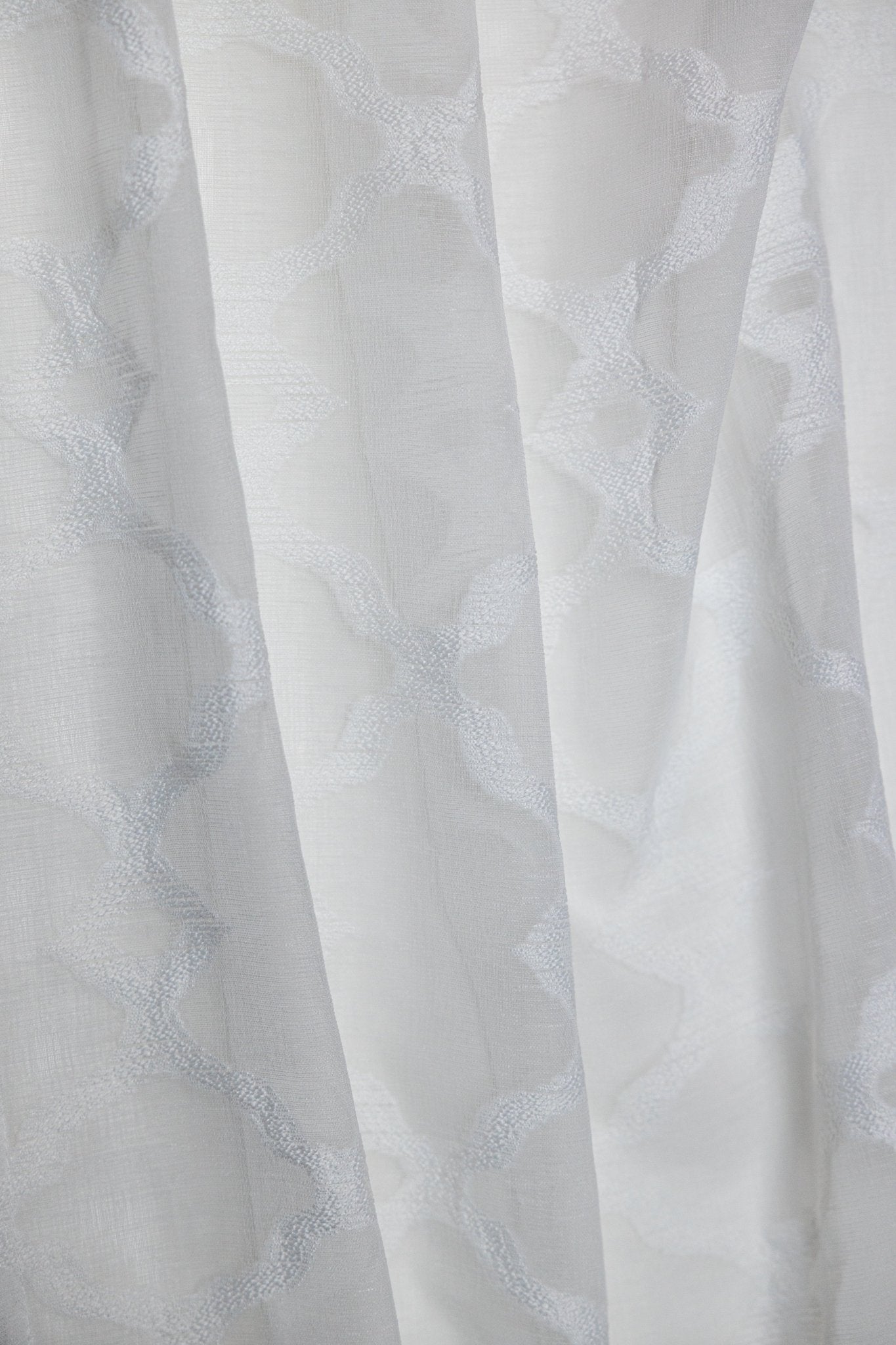 CurtainsModena Retro Jacquard Design Sheer Grommet Curtain 108" x 95" - Dekor Butik
