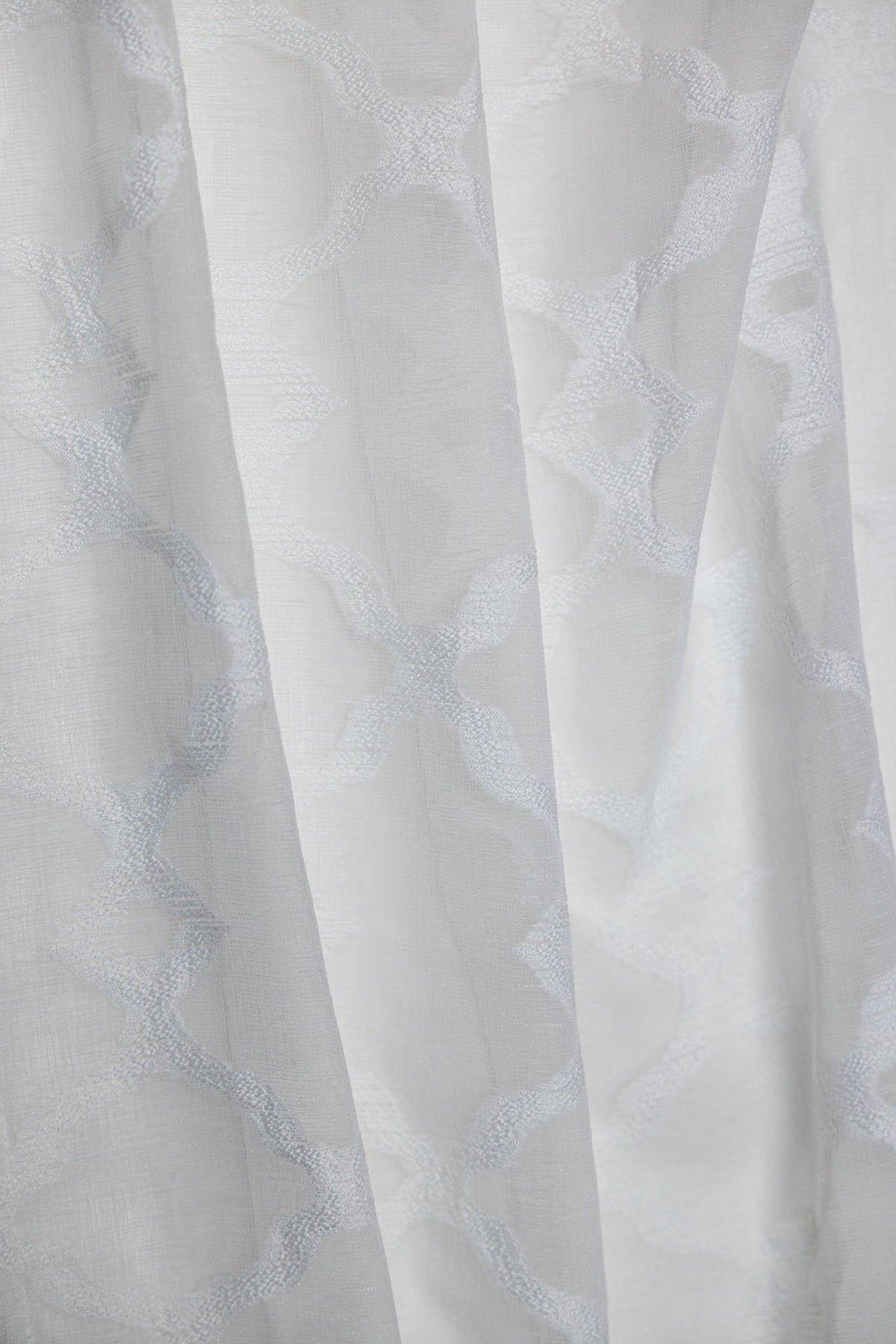 CurtainsModena Retro Jacquard Design Sheer Grommet Curtain 108" x 95" - Dekor Butik