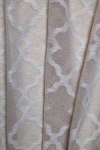CurtainsModena Retro Jacquard Design Sheer Grommet Curtain 108" x 95" - Dekor Butik
