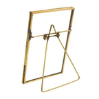 Monroe Easel Frame - Vertical - Brass - Dekor Butik