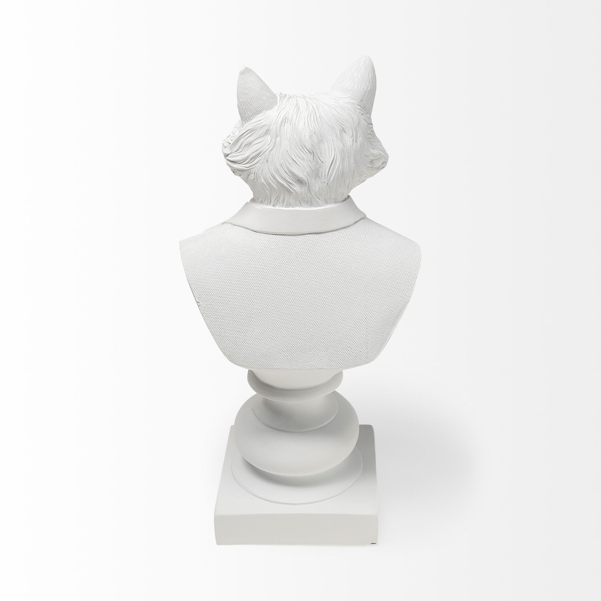 Murray 6L x 5W White Resin Business Fox - Dekor Butik