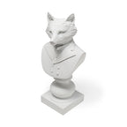 Murray 6L x 5W White Resin Business Fox - Dekor Butik