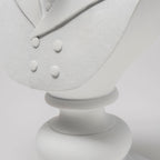 Murray 6L x 5W White Resin Business Fox - Dekor Butik