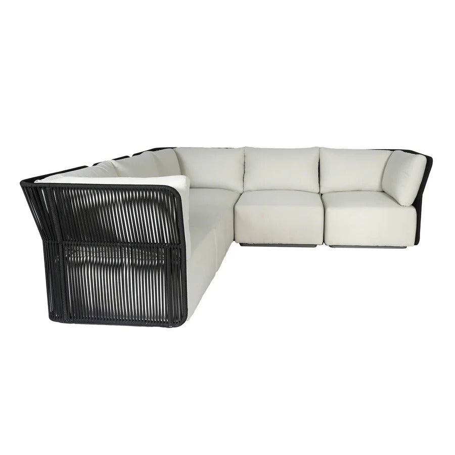 Naples Outdoor L - Shaped Sectional - Dekor Butik