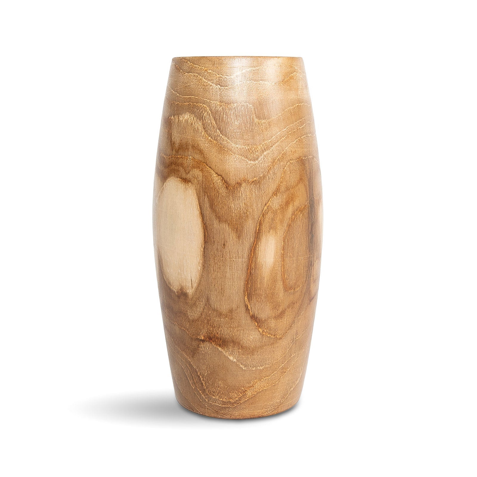 Natura Bari Vase Tall - White Wash Teak - Dekor Butik