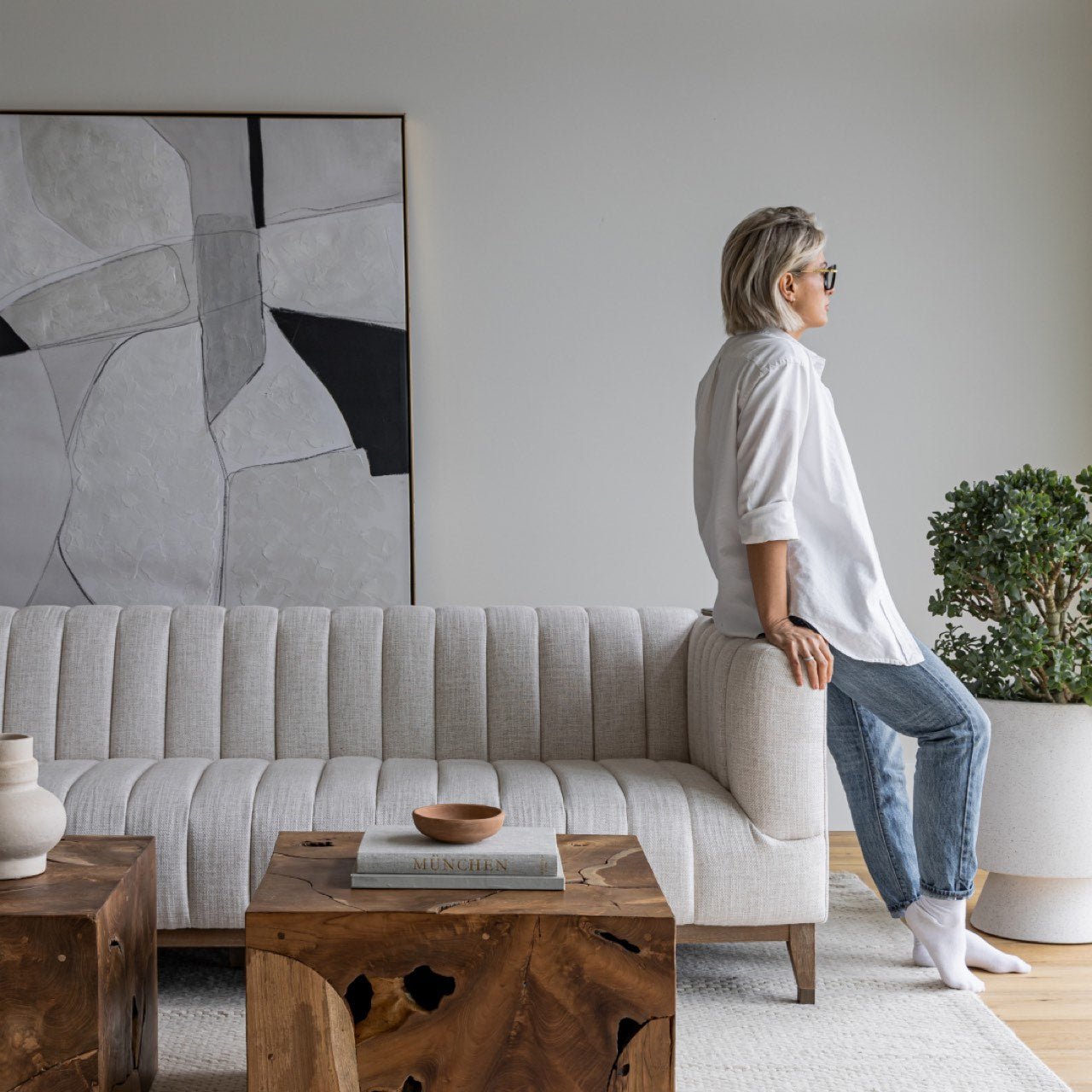 baseNatura Flow Condo Square Coffee Table - Dekor Butik