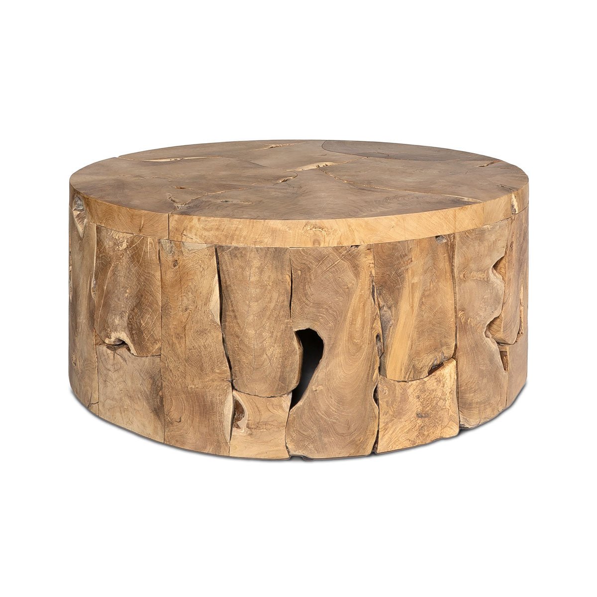 baseNatura Flow Round Coffee Table - Bleached - Dekor Butik
