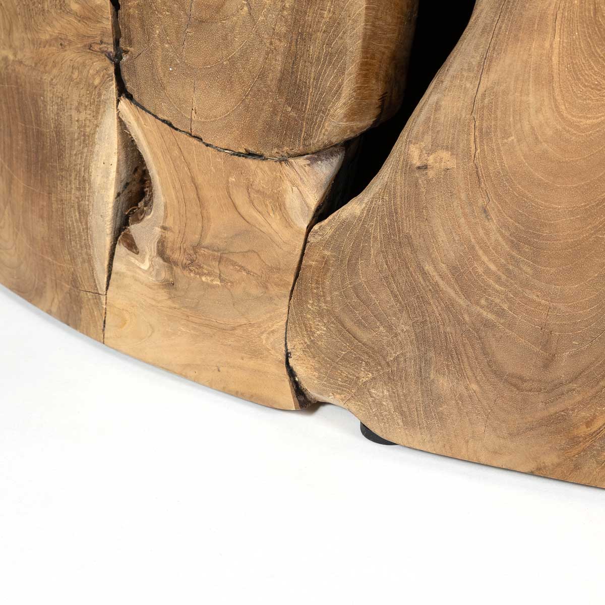 baseNatura Flow Round Coffee Table - Bleached - Dekor Butik