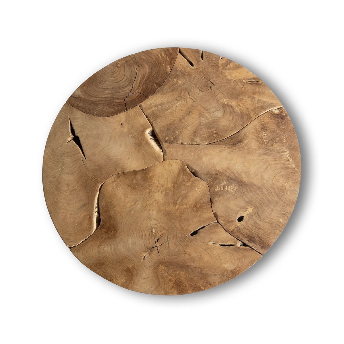 baseNatura Flow Round Coffee Table - Bleached - Dekor Butik