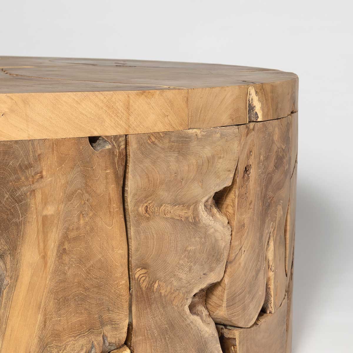 baseNatura Flow Round Coffee Table - Bleached - Dekor Butik