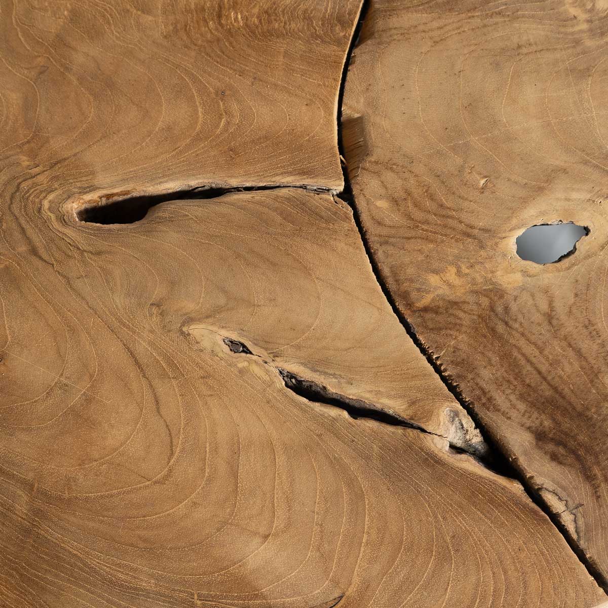 baseNatura Flow Round Coffee Table - Bleached - Dekor Butik