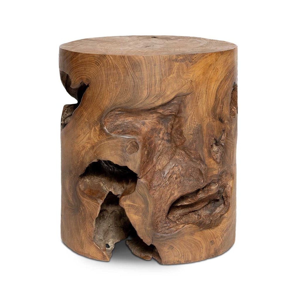Natura Opus Accent Table - 18 Inch - Natural - Dekor Butik