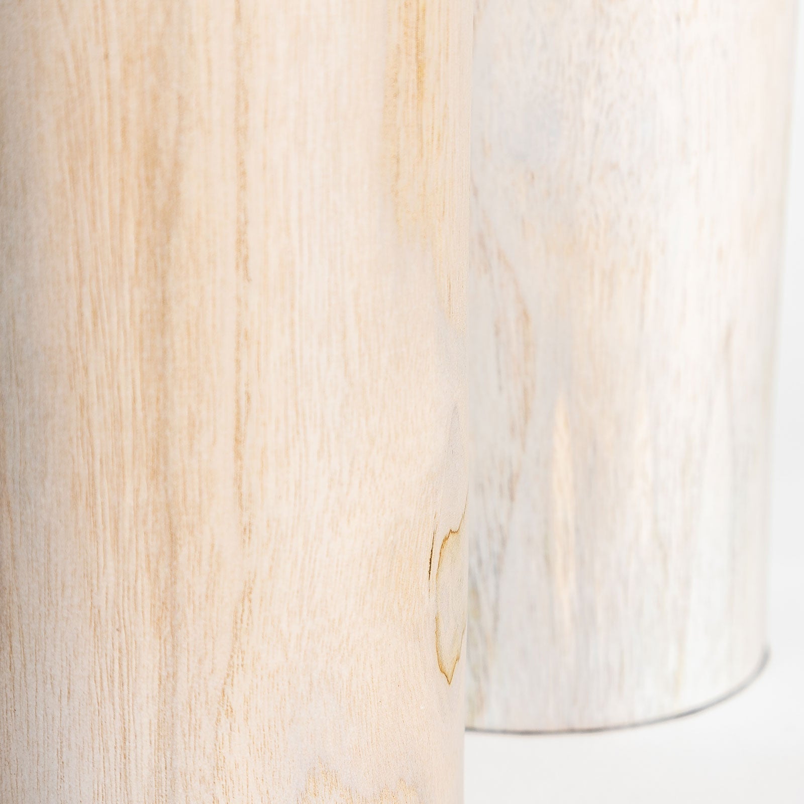 Natura Prado Vase Set of 2 - White Wash Teak - Dekor Butik