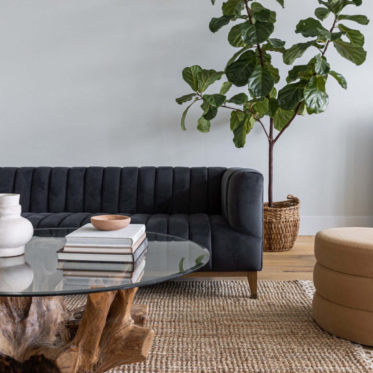 baseNatura Round Root Coffee Table - L - Dekor Butik