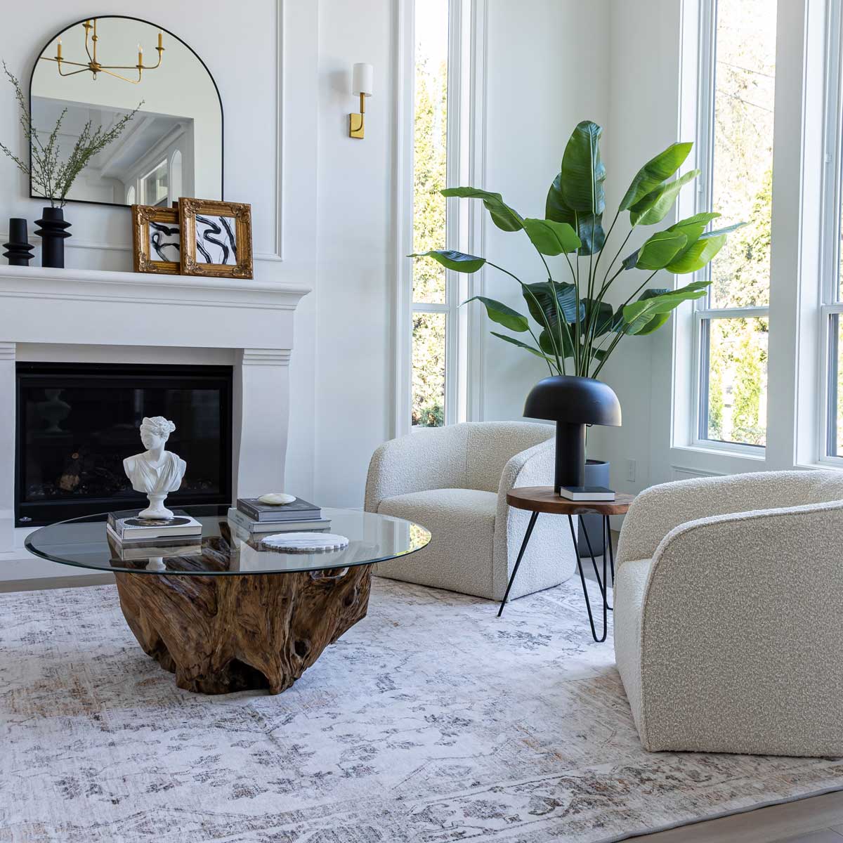 baseNatura Round Root Coffee Table - S - Dekor Butik