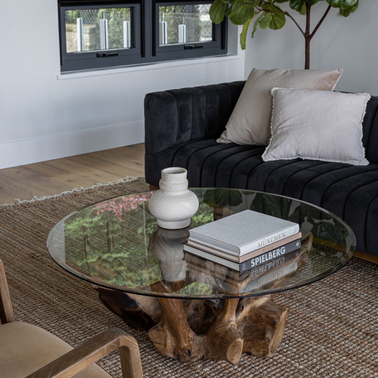 baseNatura Round Root Coffee Table - S - Dekor Butik