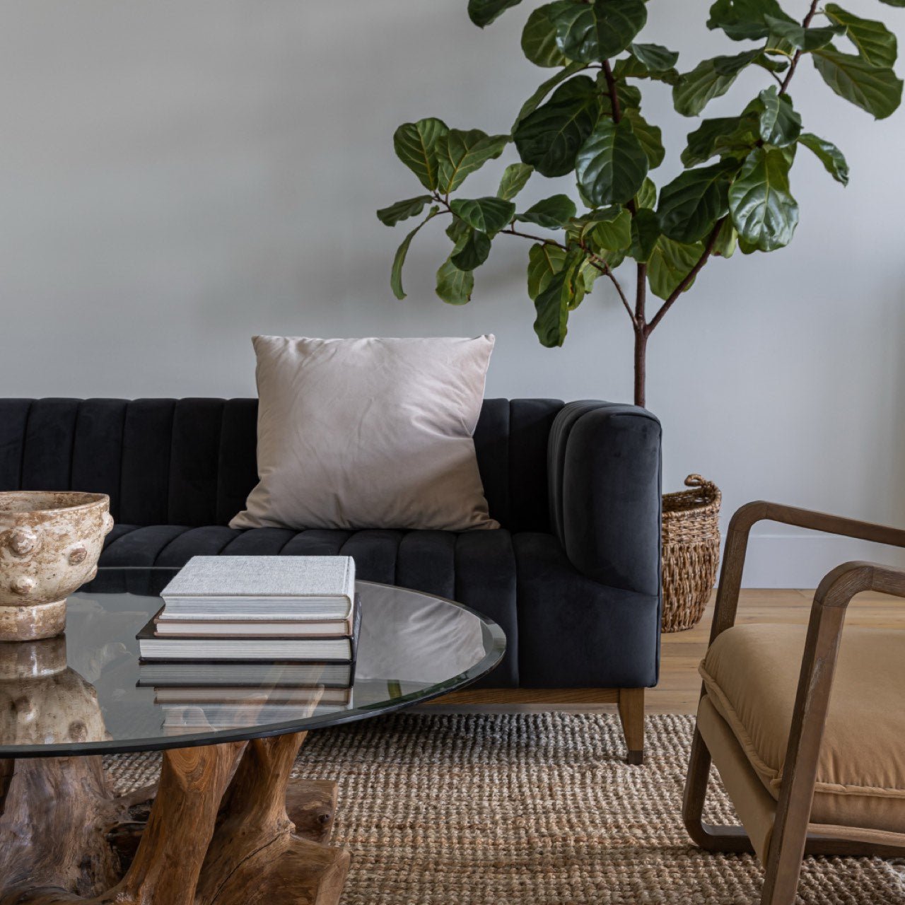 baseNatura Round Root Coffee Table - S - Dekor Butik