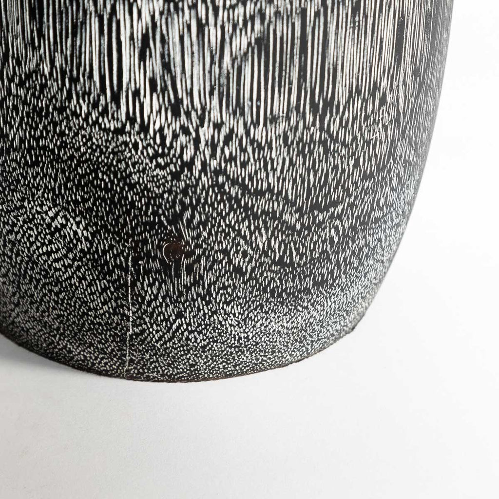 Natura Torino Vase Short - Black Teak - Dekor Butik
