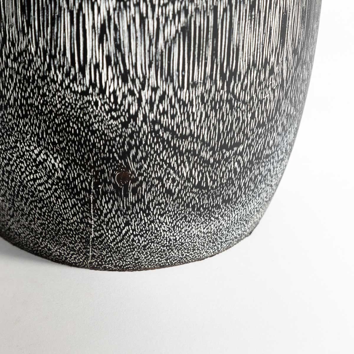 Natura Torino Vase Short - Black Teak - Dekor Butik