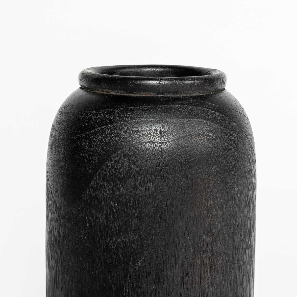 Natura Torino Vase Tall - Black Teak - Dekor Butik