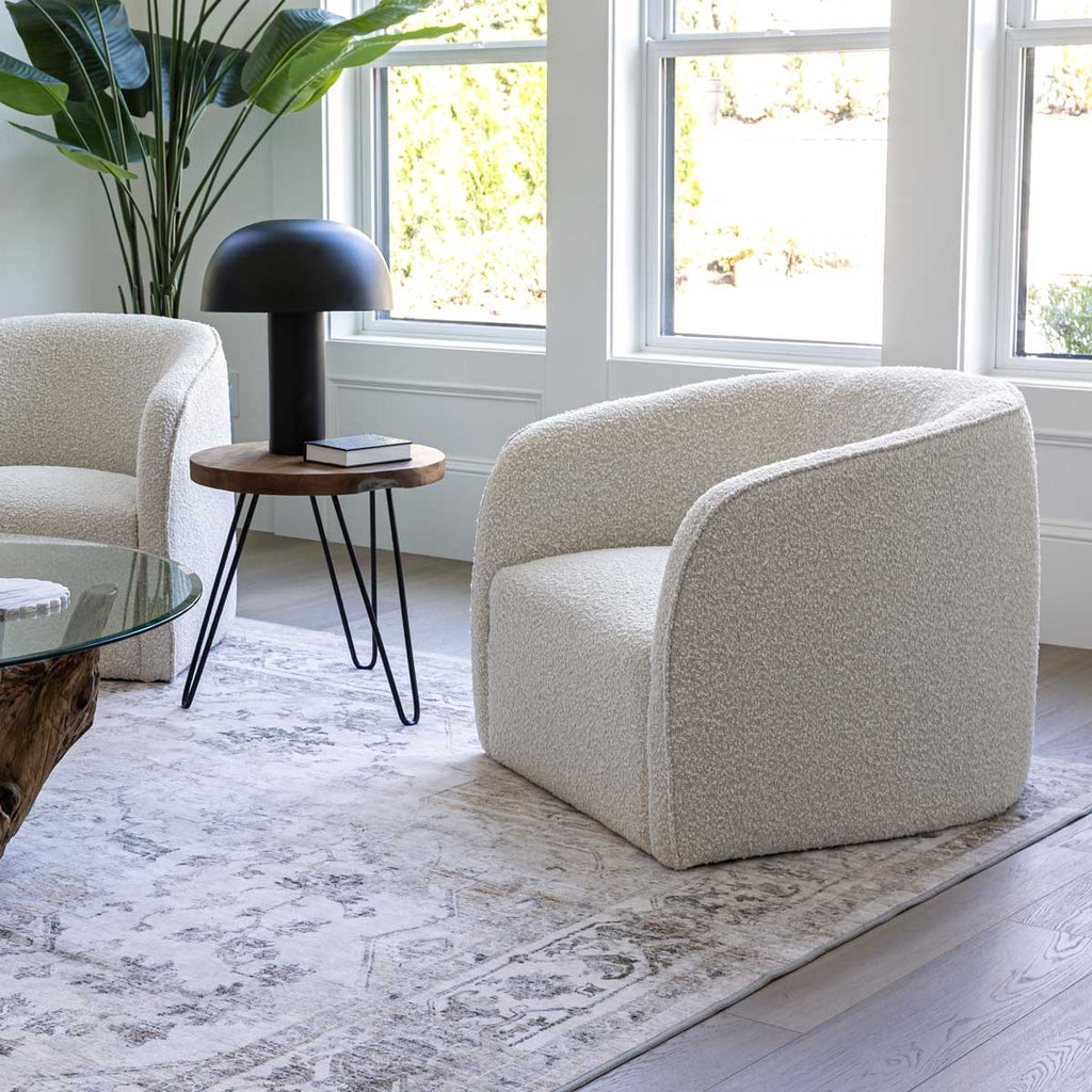 Natura Hairpin Accent Table - Round