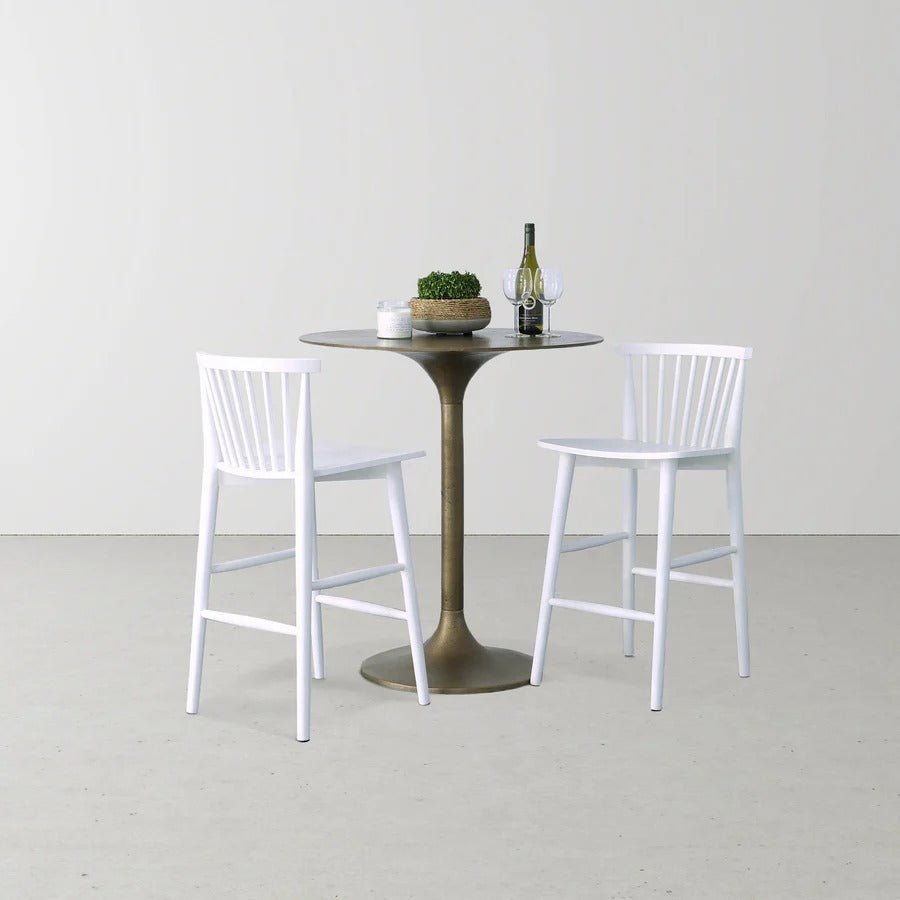 Nature Low Round Grass and Concrete Pot - Dekor Butik