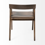 Nicholas I Onyx Brown Solid Wood Dining Chair - Dekor Butik