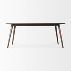 Nicholas II 72x39 Brown Solid Wood Top Metal/Wood Leg Dining Table - Dekor Butik