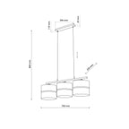 NICOL Nordic Minimalist Pendant Light Fixture for Kitchen Island, Dining Area & Living Room - Dekor Butik