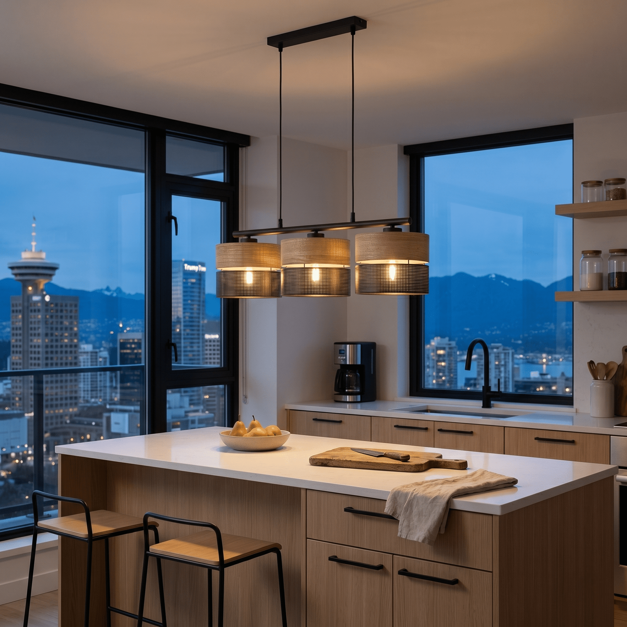 NICOL Nordic Minimalist Pendant Light Fixture for Kitchen Island, Dining Area & Living Room - Dekor Butik