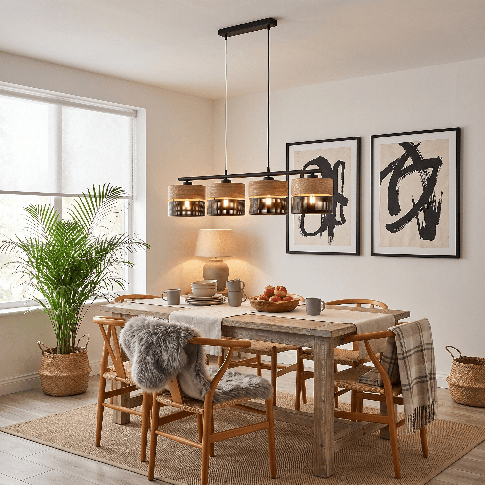 Pendant Light FixturesNICOL Nordic Minimalist Pendant Light Fixture for Kitchen Island, Dining Area & Living Room - Dekor Butik