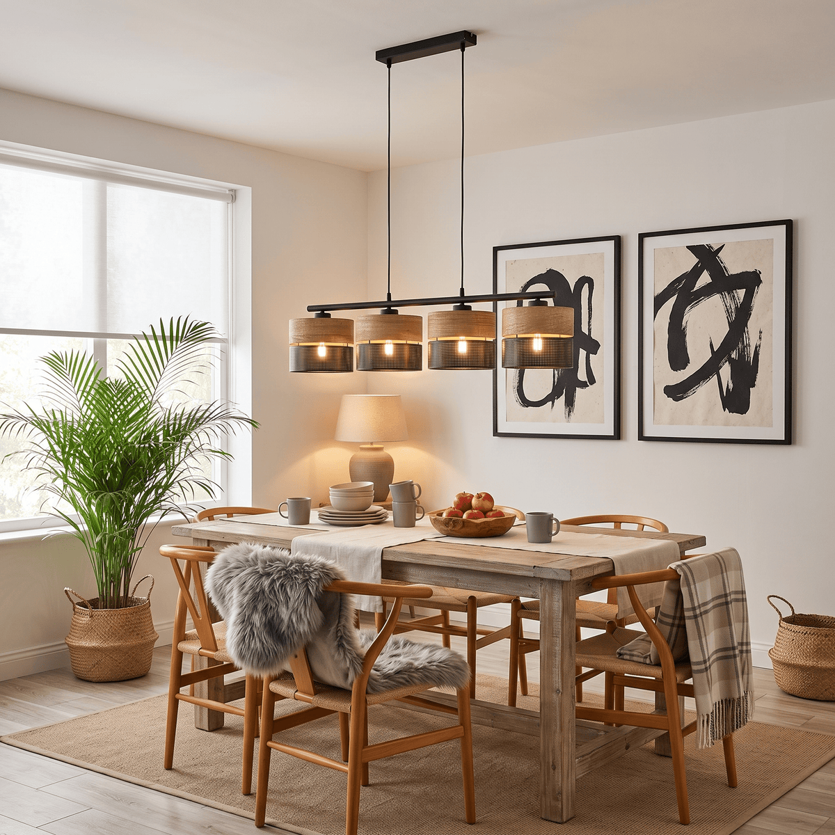 Pendant Light FixturesNICOL Nordic Minimalist Pendant Light Fixture for Kitchen Island, Dining Area & Living Room - Dekor Butik