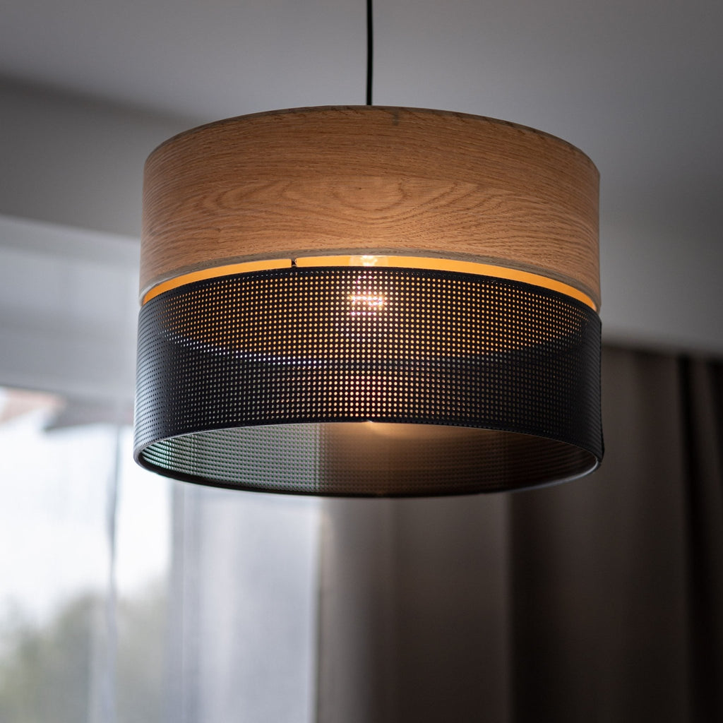 Nicol Scandinavian Drum Pendant Light for Dining Room & Bedroom - Dekor Butik