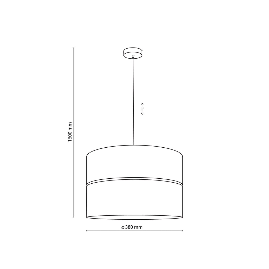 Nicol Scandinavian Drum Pendant Light for Dining Room & Bedroom - Dekor Butik
