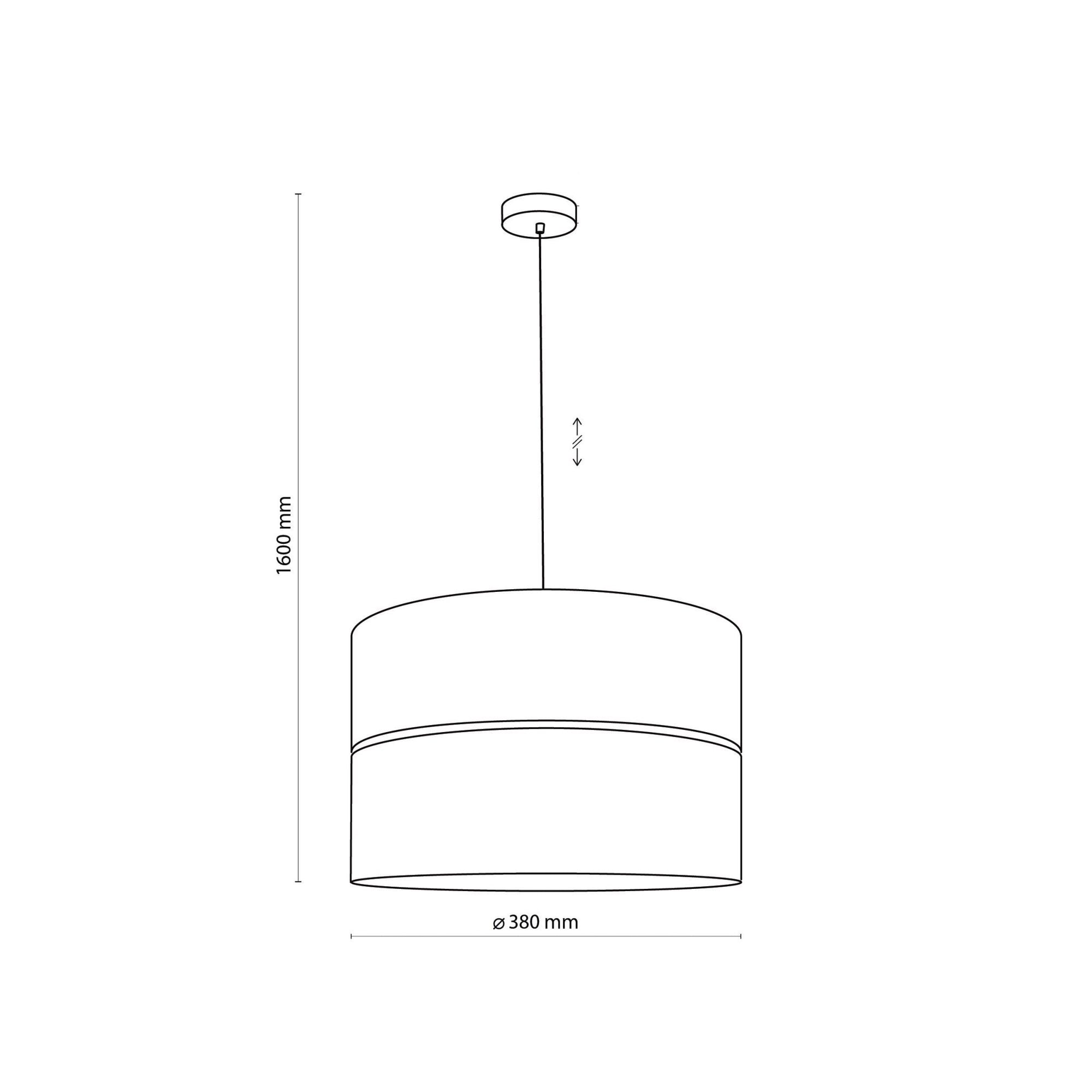 Nicol Scandinavian Drum Pendant Light for Dining Room & Bedroom - Dekor Butik