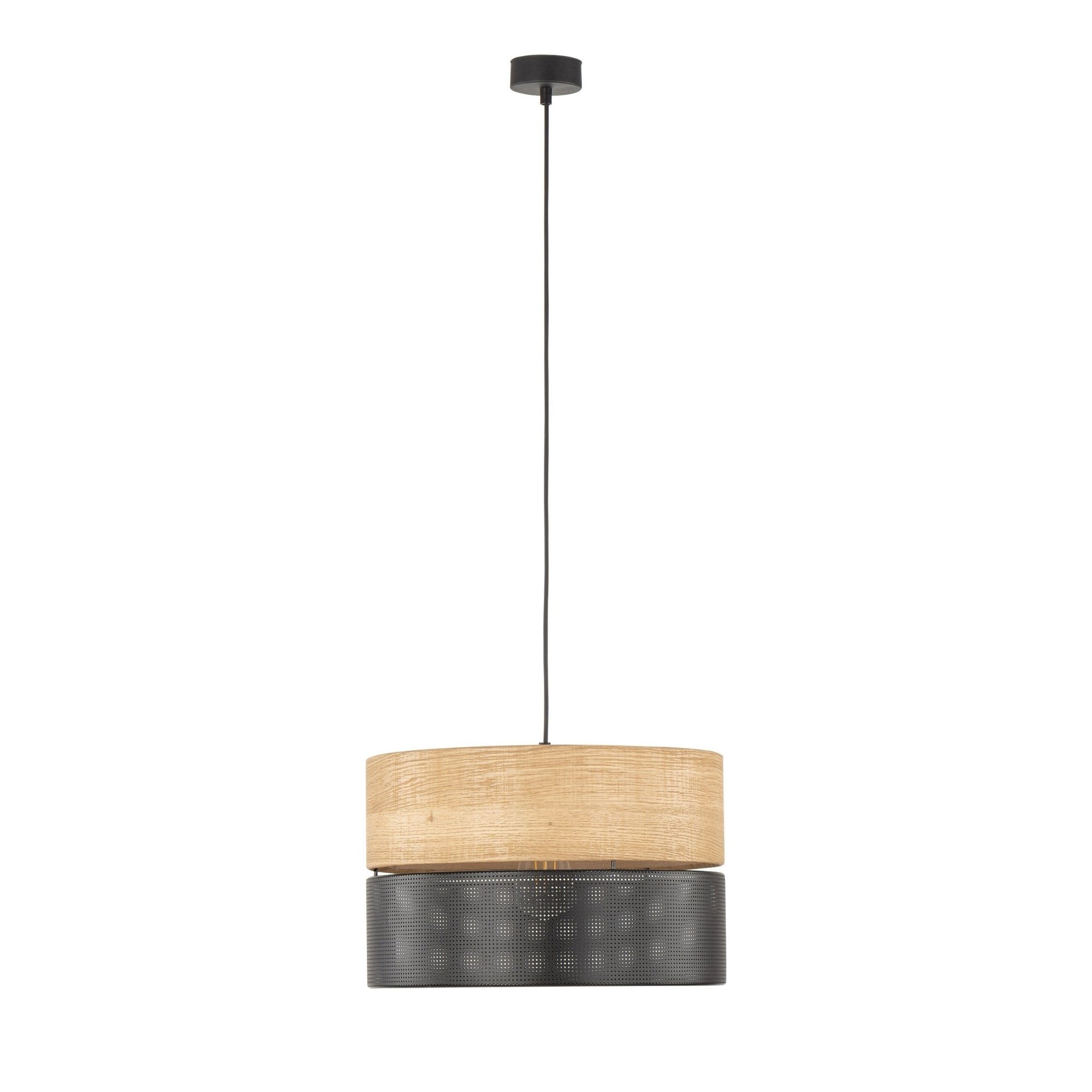 Nicol Scandinavian Drum Pendant Light for Dining Room & Bedroom - Dekor Butik
