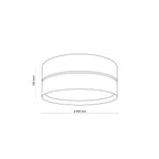 NICOL Scandinavian Flush Mount Ceiling Light Fixture for Kitchen, Hallway & Bedroom – Modern Minimalist Lighting - Dekor Butik
