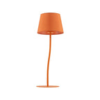 Table LampsNICOLA Orange Mid-Century Modern Table Lamp for Bedroom & Living Room - Dekor Butik
