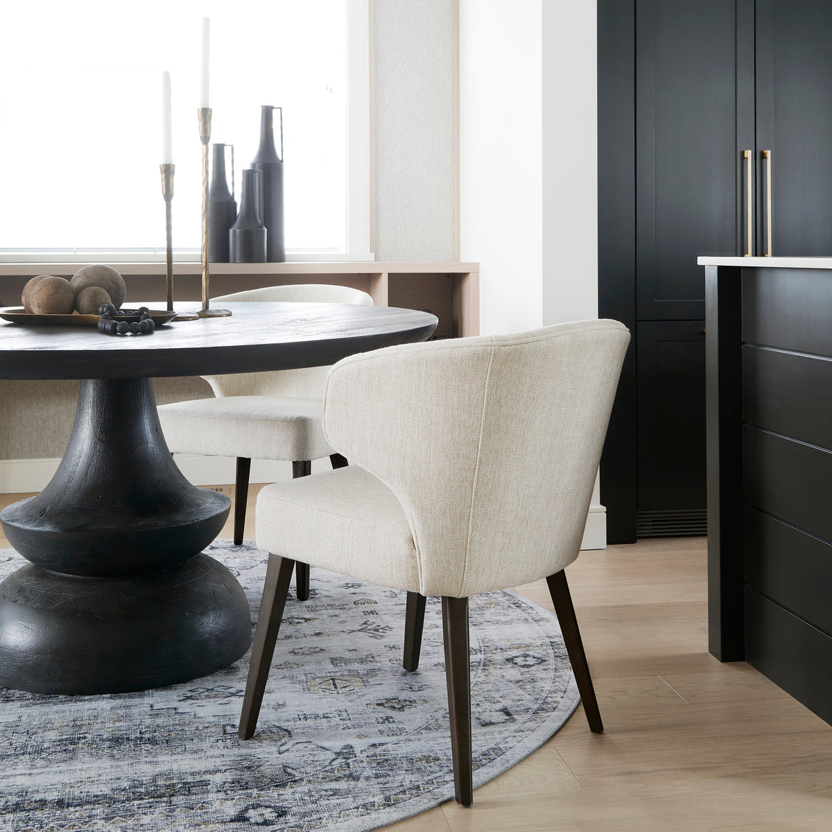Niles Wingback Dining Chair - 3 Colors - Dekor Butik