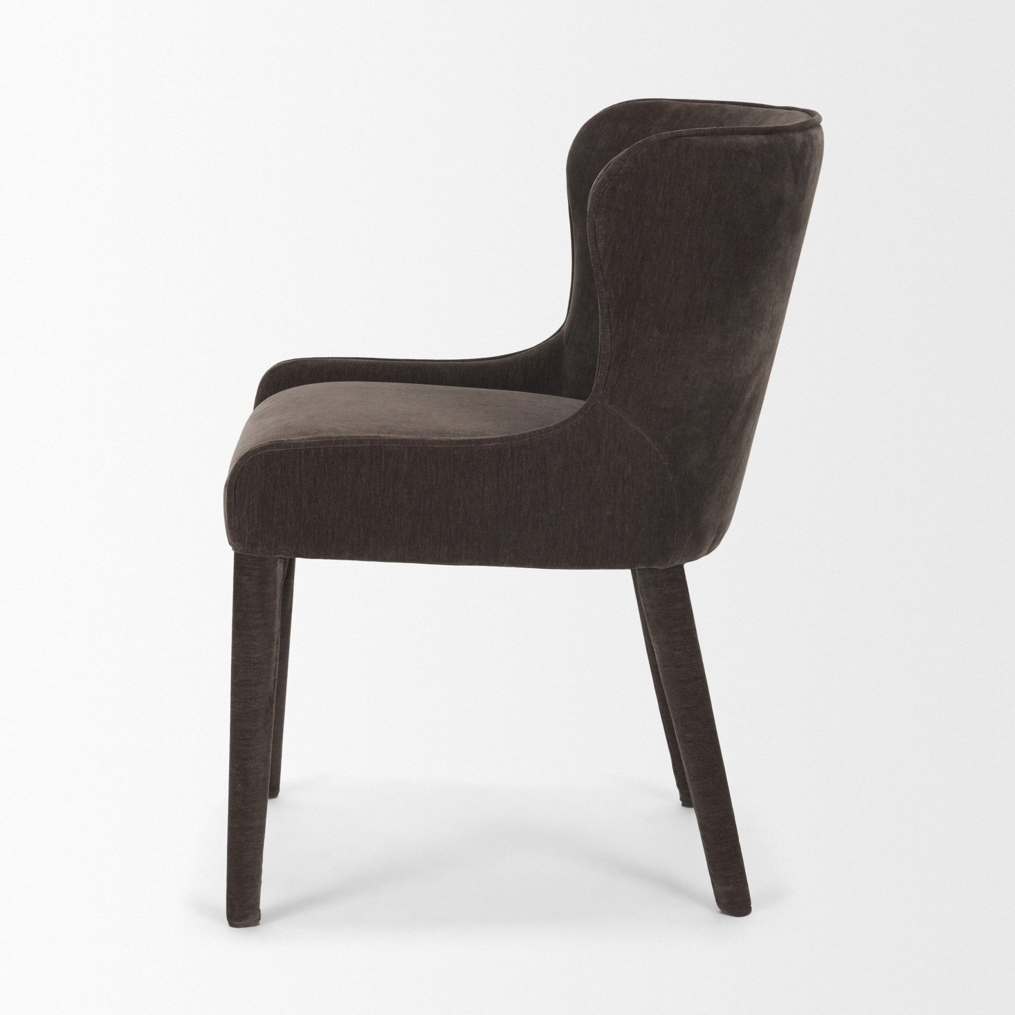 Nolan Slope Fabric Dining Chair - 3 Colours - Dekor Butik