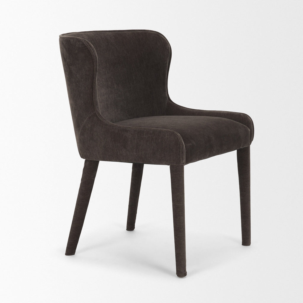 Nolan Slope Fabric Dining Chair - 3 Colours - Dekor Butik
