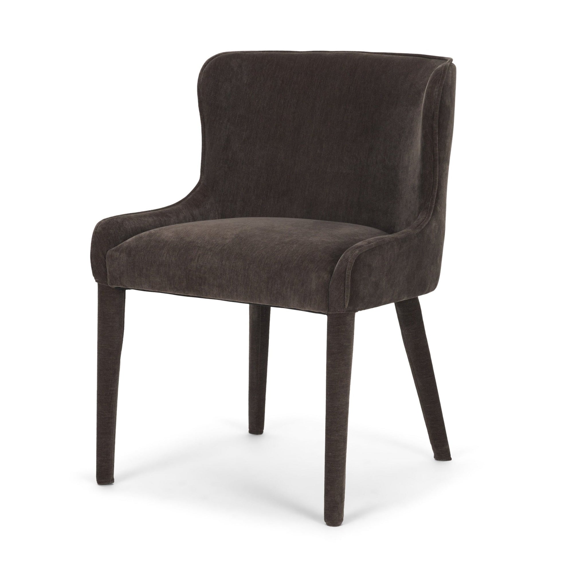 Nolan Slope Fabric Dining Chair - 3 Colours - Dekor Butik