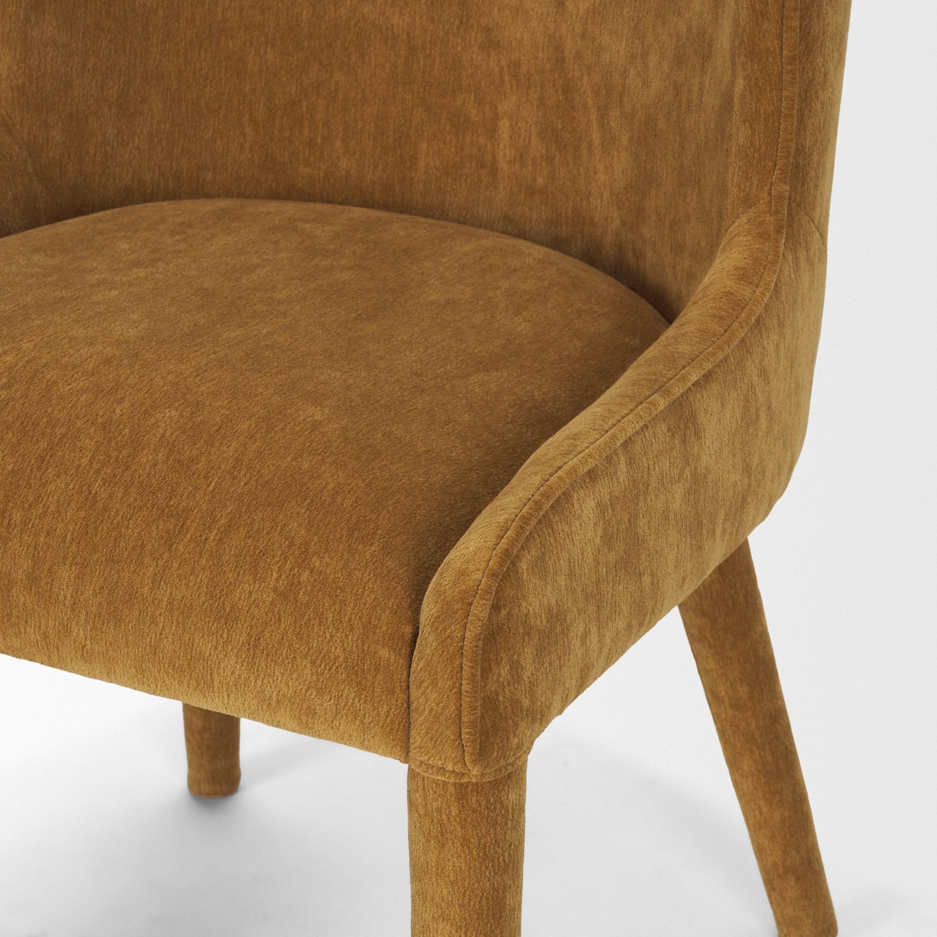 Nolan Slope Fabric Dining Chair - 3 Colours - Dekor Butik