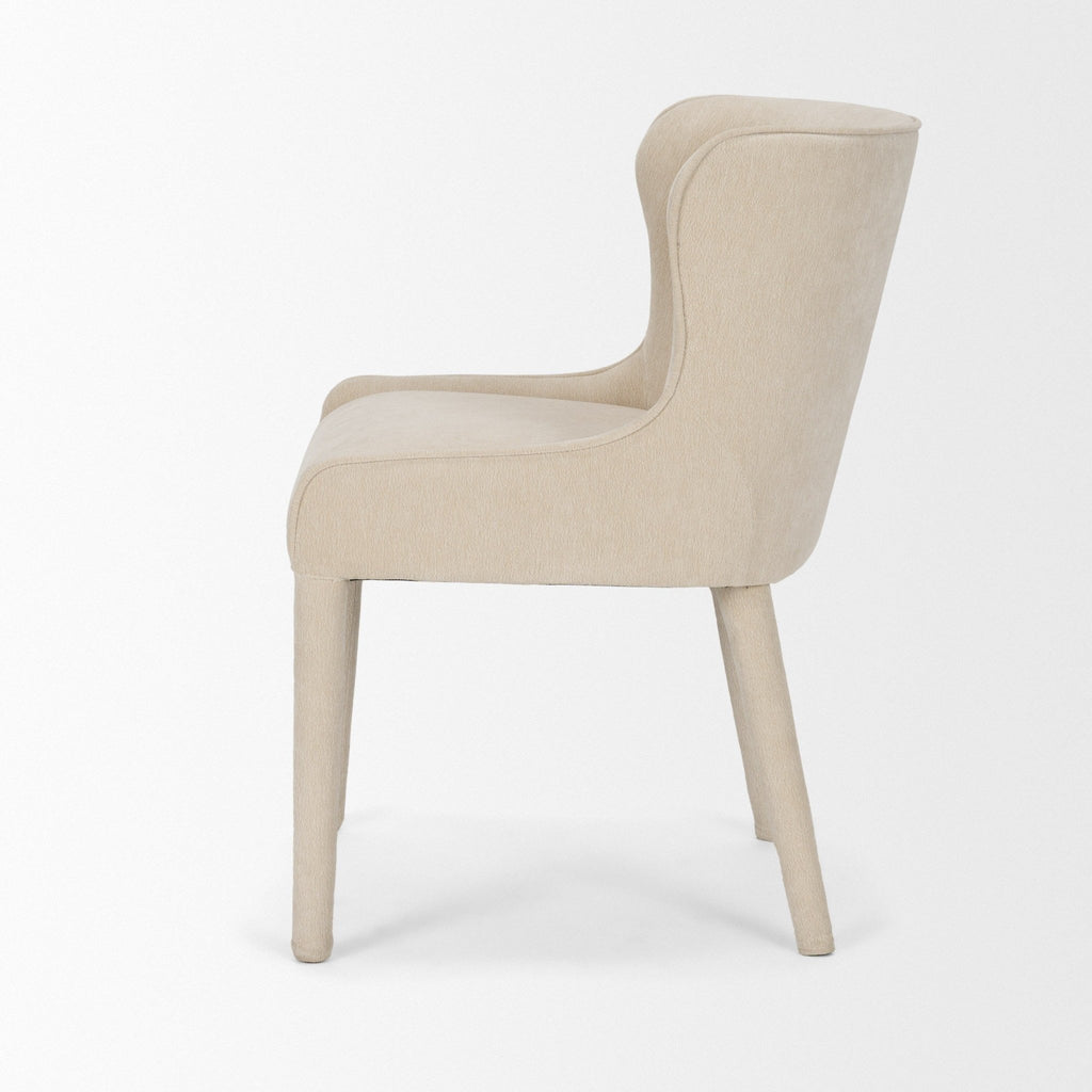 Nolan Slope Fabric Dining Chair - 3 Colours - Dekor Butik