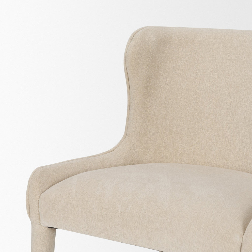 Nolan Slope Fabric Dining Chair - 3 Colours - Dekor Butik