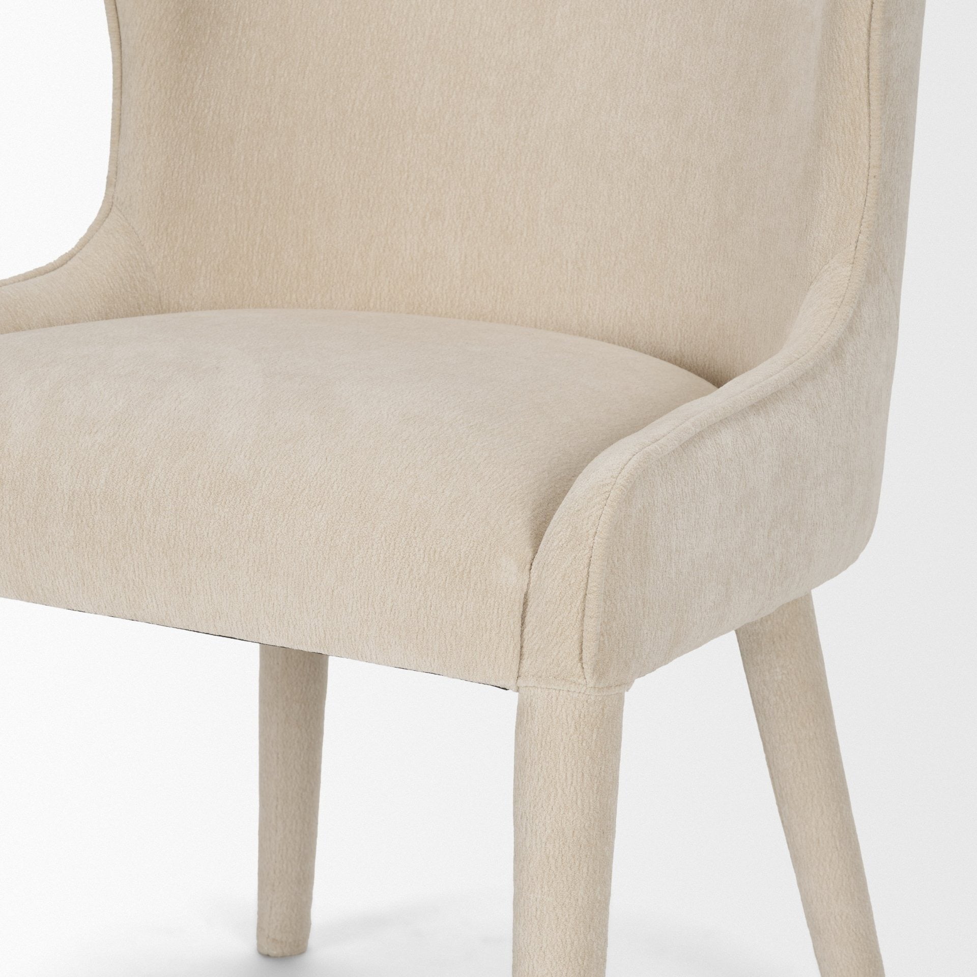 Nolan Slope Fabric Dining Chair - 3 Colours - Dekor Butik