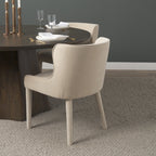 Nolan Slope Fabric Dining Chair - 3 Colours - Dekor Butik
