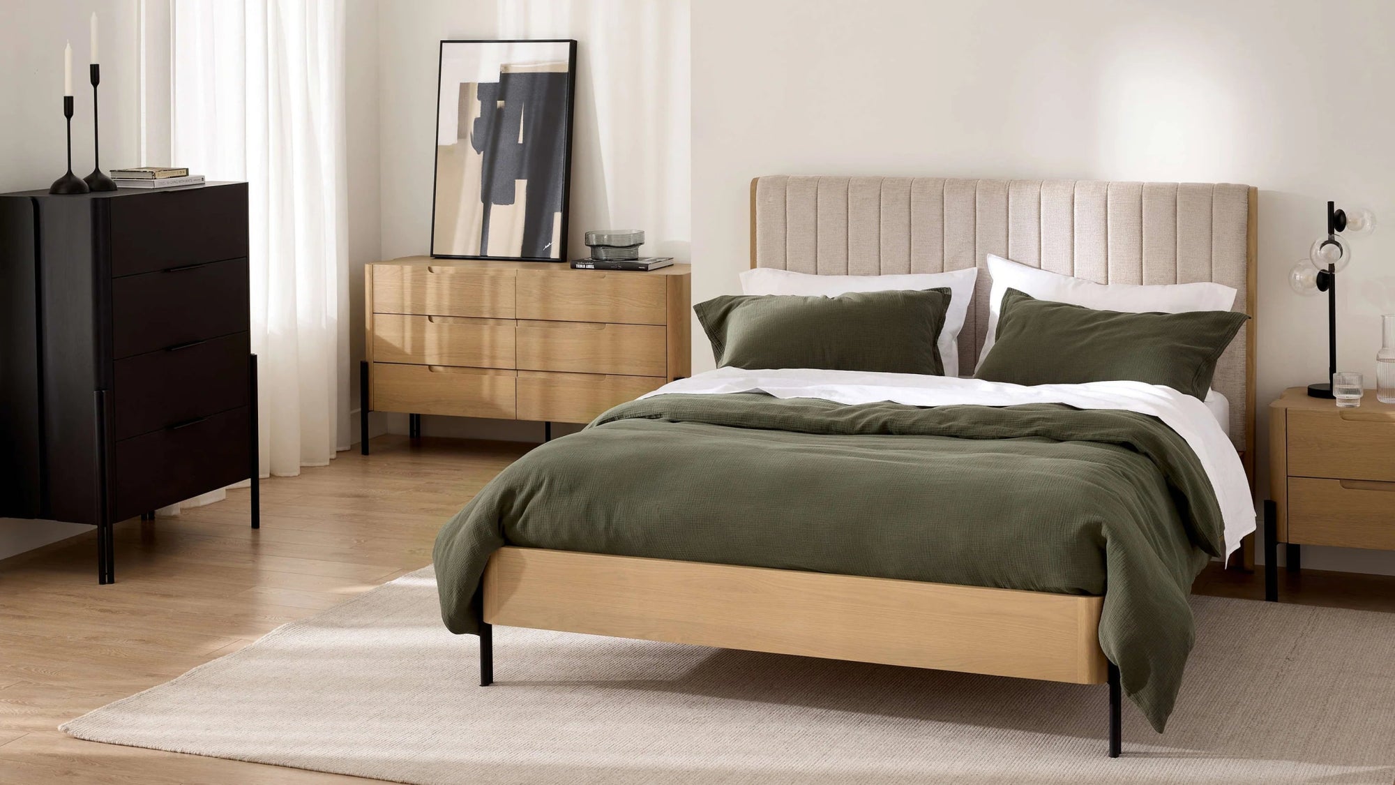 Nori 4 Drawer Dresser - 2 Finishes - Dekor Butik